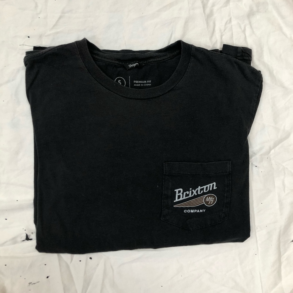 Black brixton tee